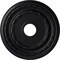 Ekena Millwork Dublin Ceiling Medallion (Fits Canopies up to 5 1/8"), 17 7/8"OD x 3 5/8"ID x 1 1/4"P, Steel Gray CM17DUSGS - alternate 1